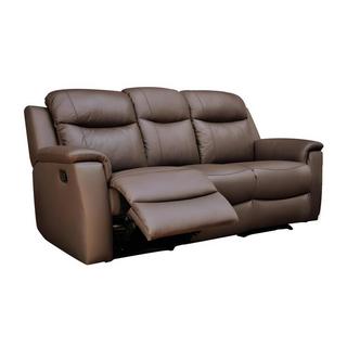 Vente-unique Relaxsofa Leder 3Sitzer EVASION  