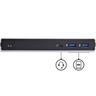 STARTECH.COM  Station d'Accueil USB 3.0 pour Deux Écrans avec Adaptateurs DVI vers VGA et HDMI, 5x USB 3.0 et Audio - Station d'Accueil DVI Verticale pour Mac et Windows 