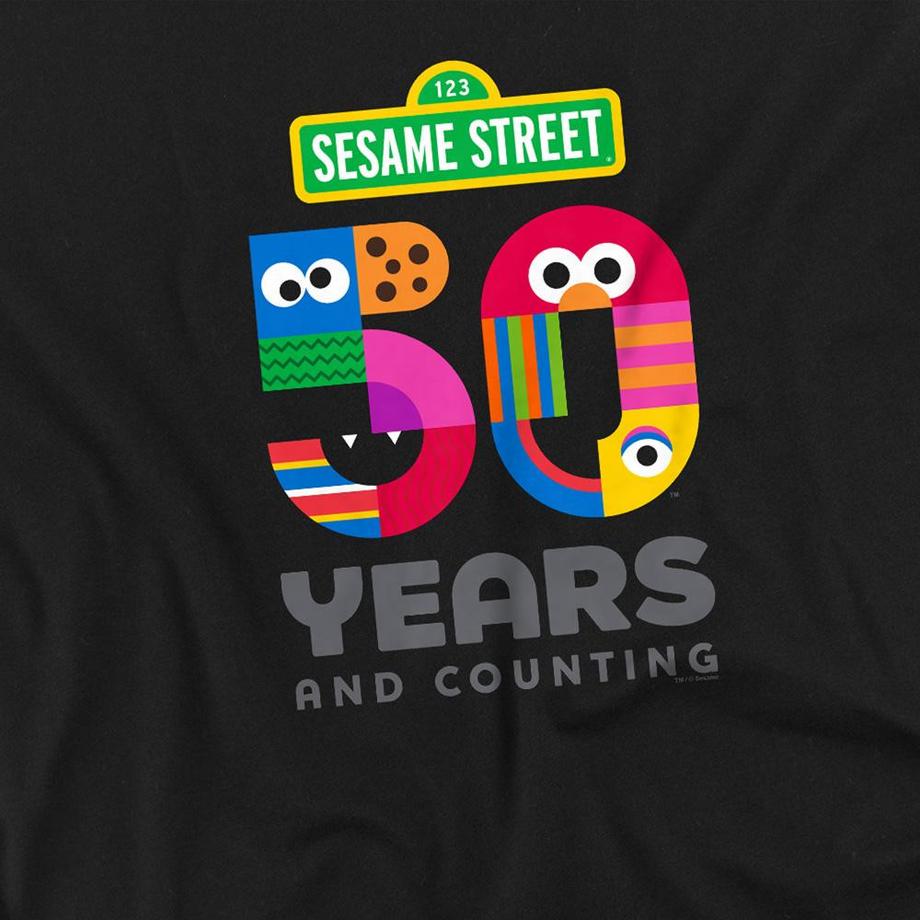 Sesame Street T-Shirt Manches Longues 50 Ans  