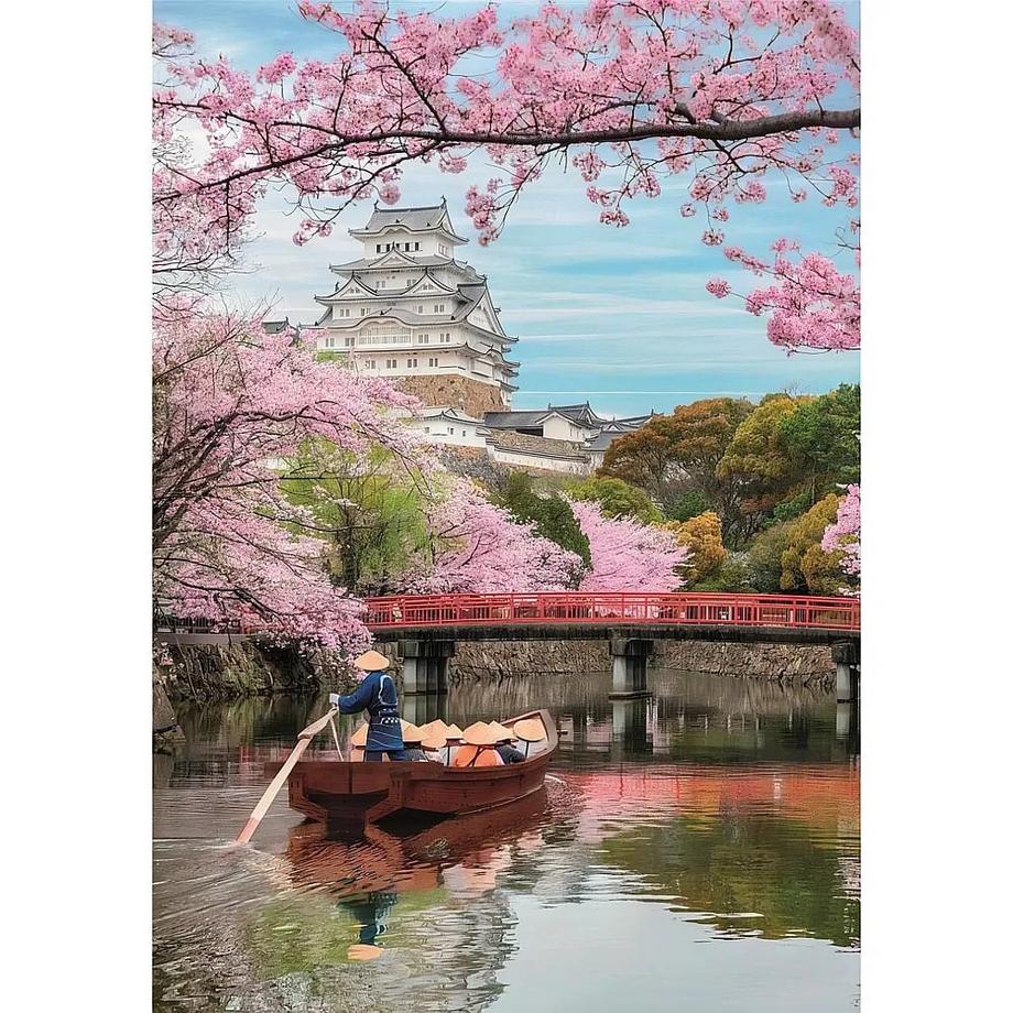 Clementoni  1000 pezzi. Castello di CB Himeji in primavera 