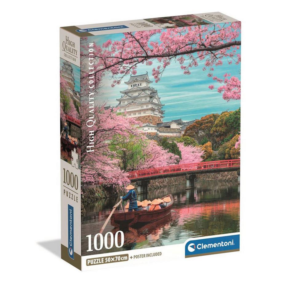 1000 pezzi. Castello di CB Himeji in primavera