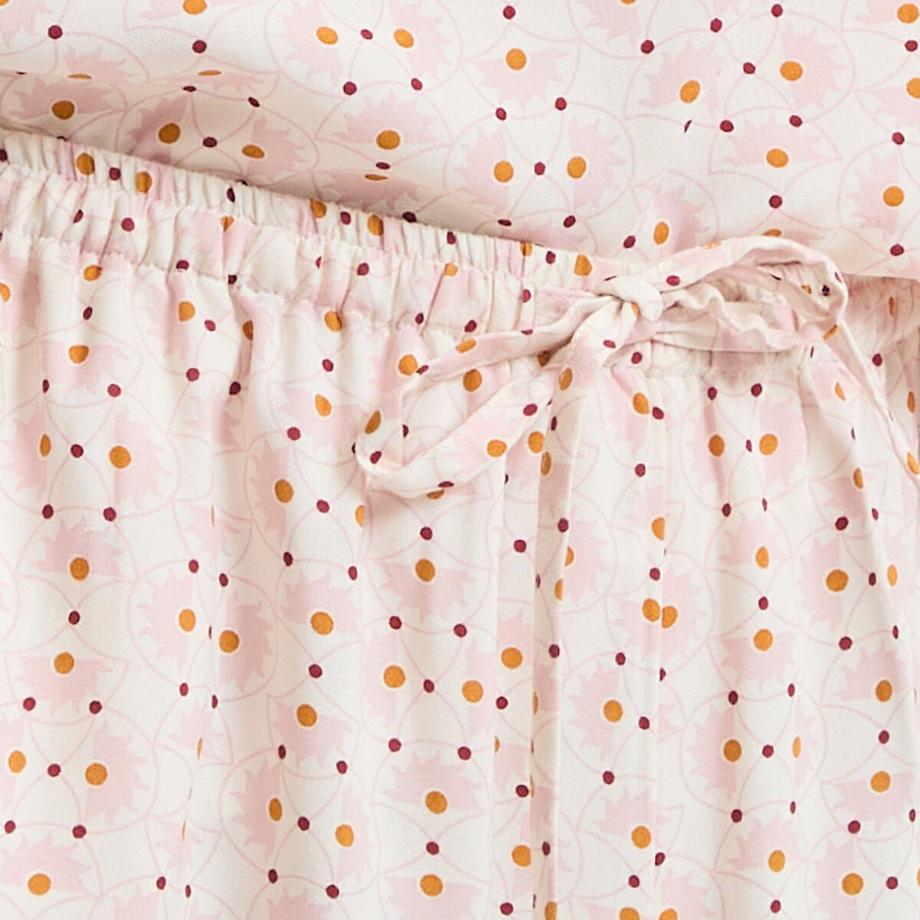 La Redoute Collections Pyjama fluide imprimé pois  