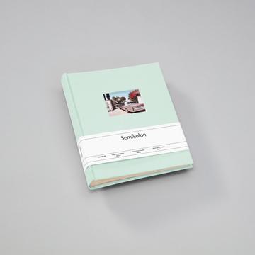 Semikolon Finestra Medium album photo et protège-page Vert 80 feuilles Reliure à l'anglaise