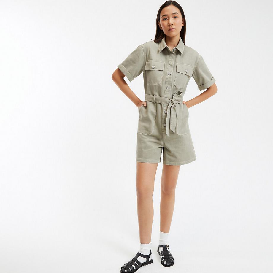 La Redoute Collections Kurzer Jumpsuit kurze Ärmel  