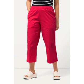 Ulla Popken  Pantalon 7/8 Ruby avec genoux préformés, jambes droites et taille élastique 