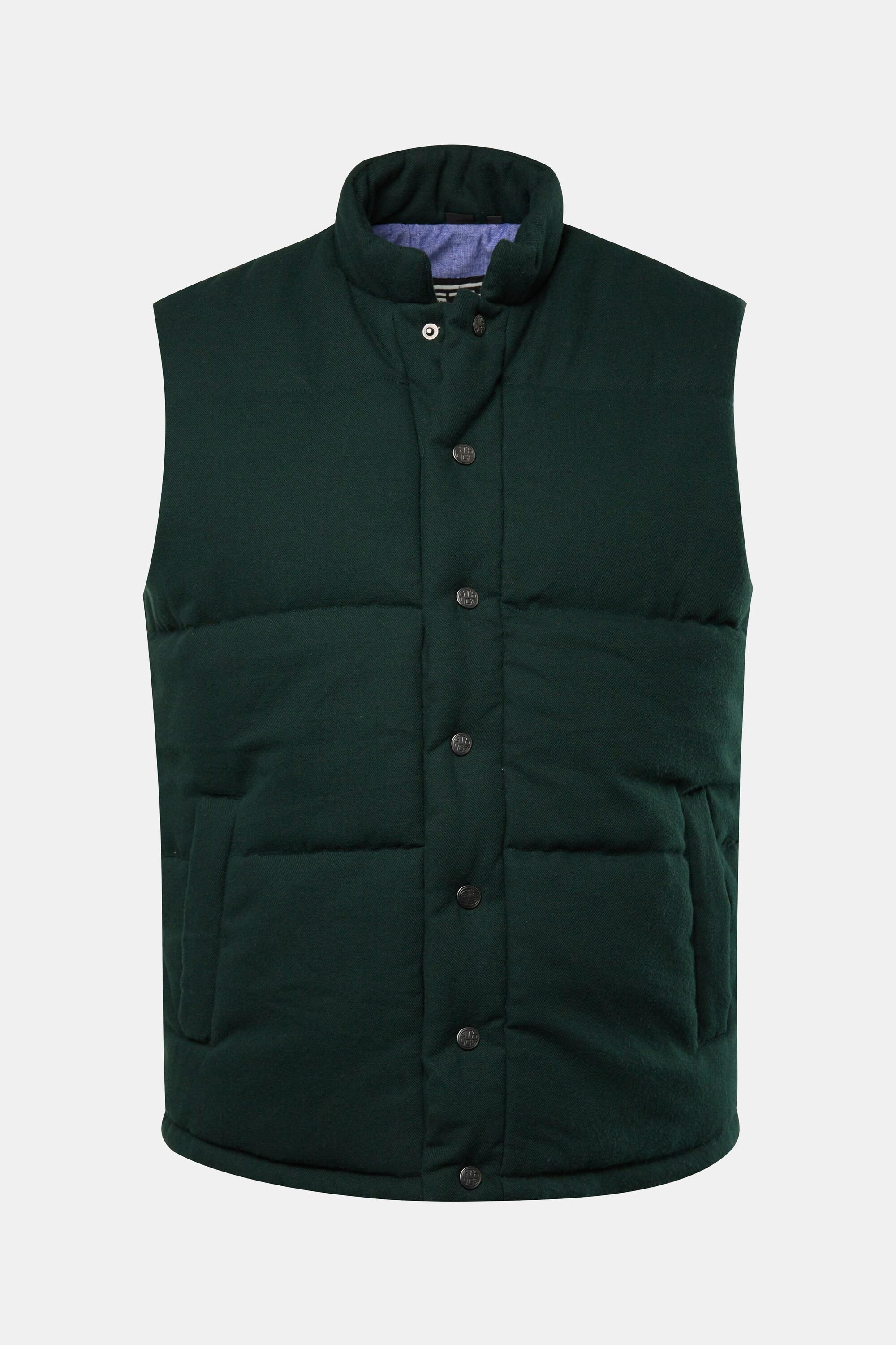 Sthuge  Gilet in flanella con imbottitura e collo alto, fino alla tg. 8XL 