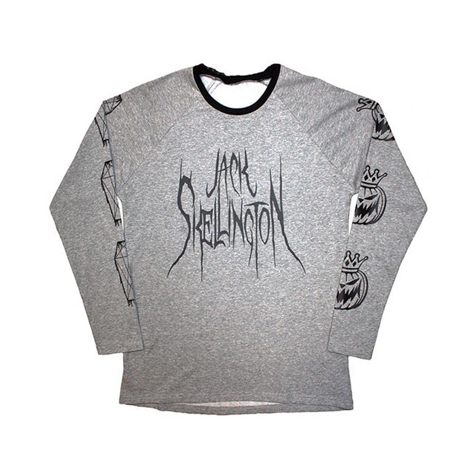 Pumpkin King Maglietta Stampa Posteriore Manica Lunga