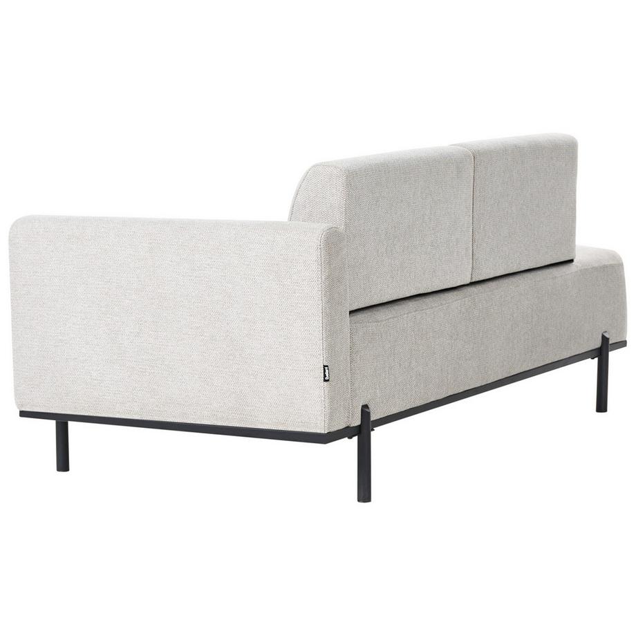 Beliani Chaiselongue aus Kunstleinen Minimalistisch SAVASSE  