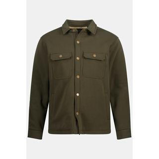 JP1880  Hemd, Overshirt, Outdoor, Sweat, Webpelz-Futter, Langarm 