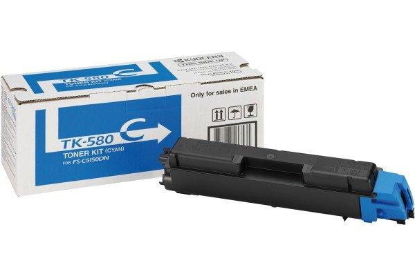 KYOCERA  KYOCERA Toner-Modul cyan TK-580C FS-5150DN 2800 Seiten 