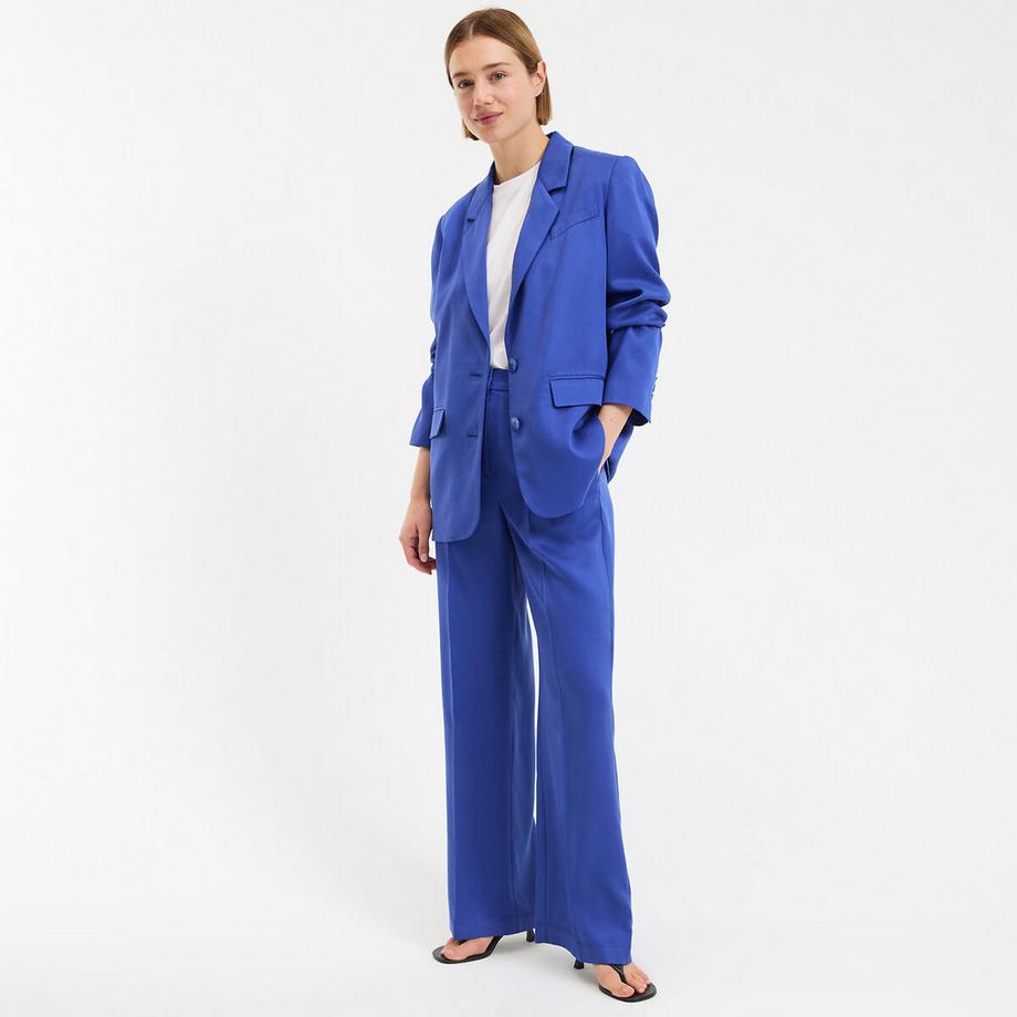 La Redoute Collections Gerade geschnittene Hose mit Bundfalten  