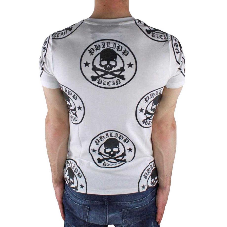 Philipp Plein T-Shirt Stampa Multi Logo  