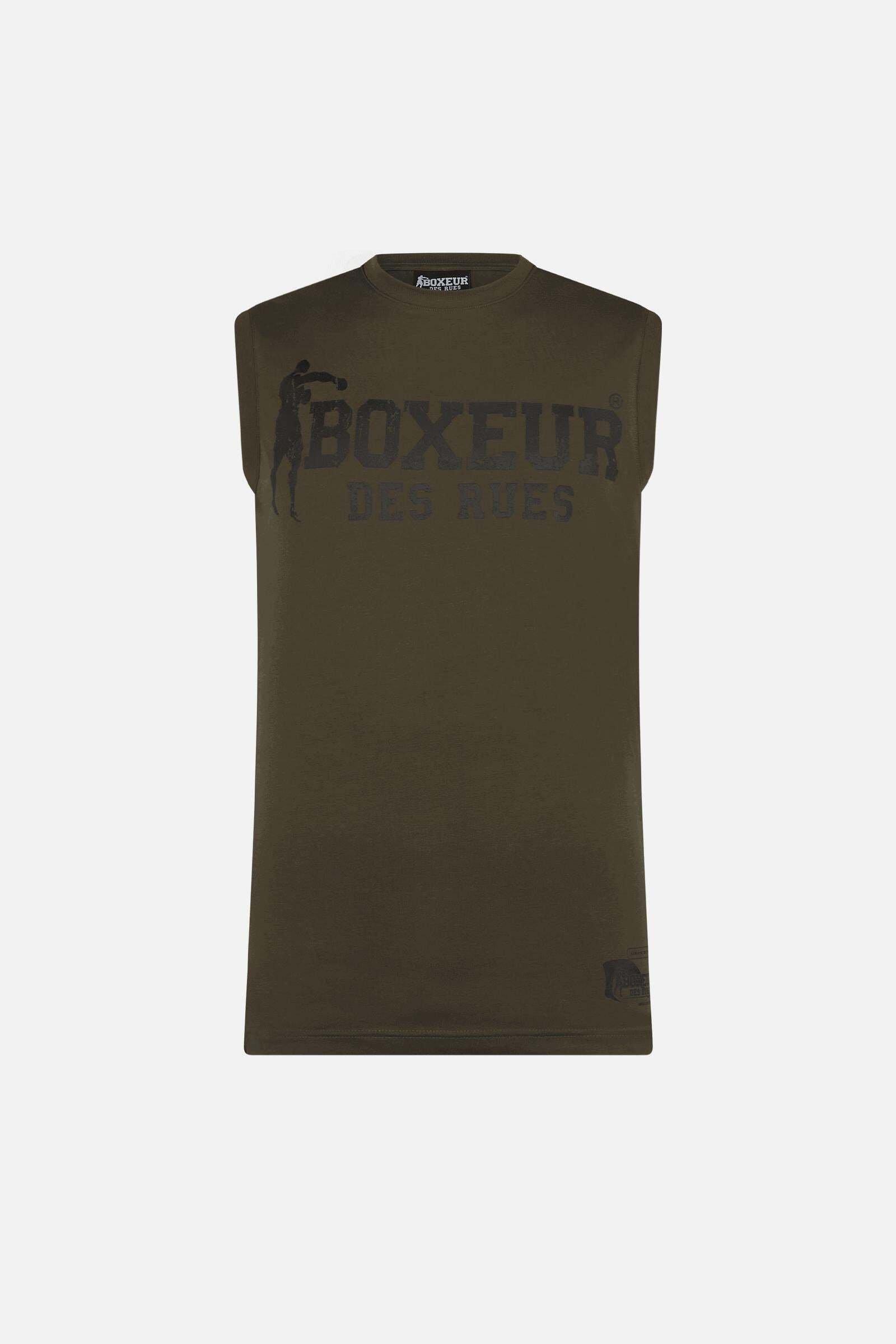 BOXEUR DES RUES  Top Basic Printed Tank Top 