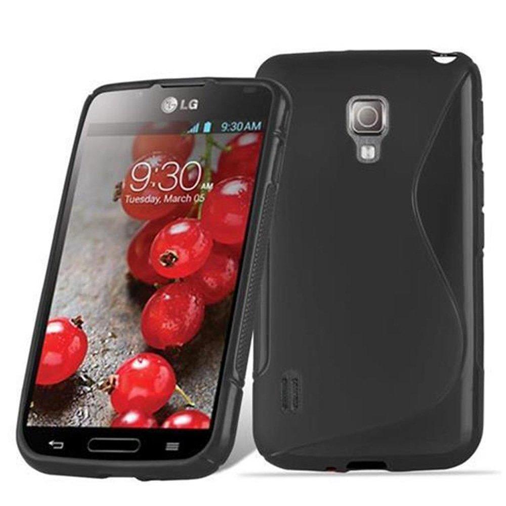 Cadorabo  Housse compatible avec LG L5 II (2. SIM) - Coque de protection en silicone TPU flexible au design S-Line 