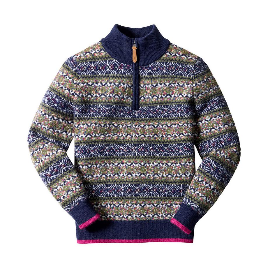 Joe Browns Stehkragen-Sweatshirt mit Norwegermuster  