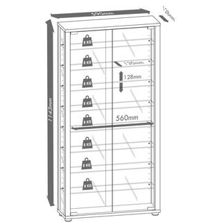 VCM bois verre vitrine collecteur verre vitrine vitrine stand Lumo Maxi miroir bois verre vitrine collecteur verre vitrine vitrine stand Lumo Maxi miroir  