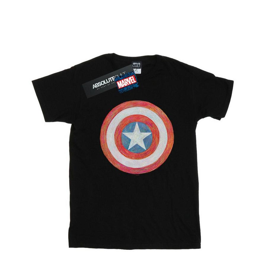 MARVEL Captain America Sketch Shield T-Shirt  
