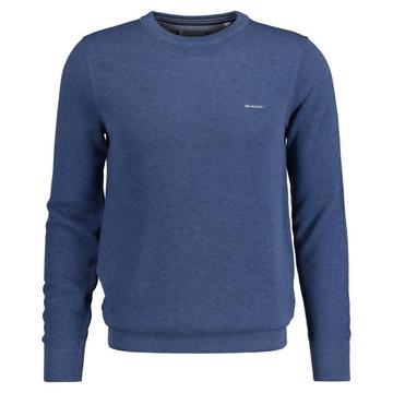 Maglione a maglia -COTTON PIQUE C-NECK