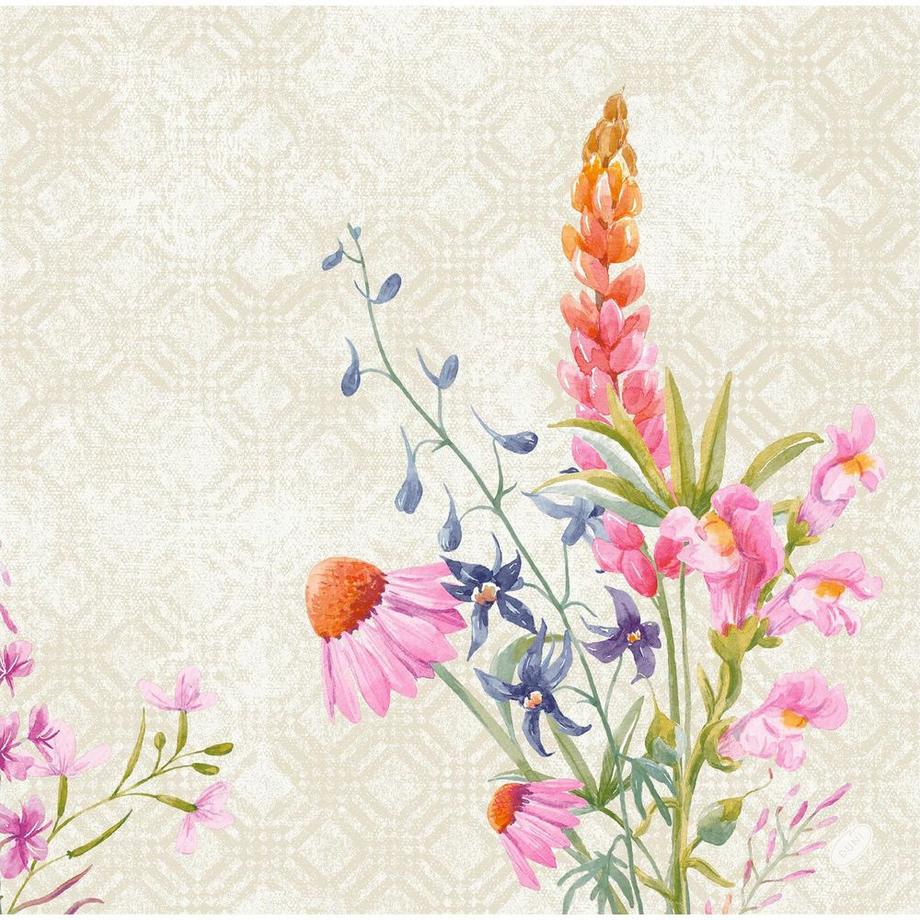 Duni Papierservietten Floret, 60 Stück  