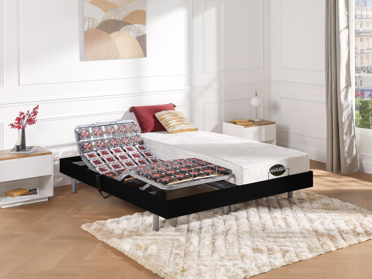 DREAMEA Set da relax con sospensioni memory foam e bambà¹ LYSIS III di NATUREA Motori OKIN 2 Nero  