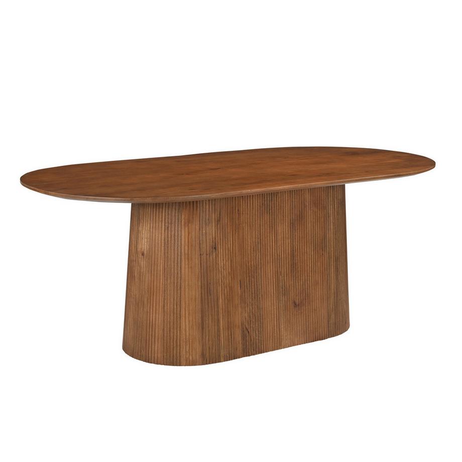 mutoni Table de salle à manger Luminia nature 200x100  