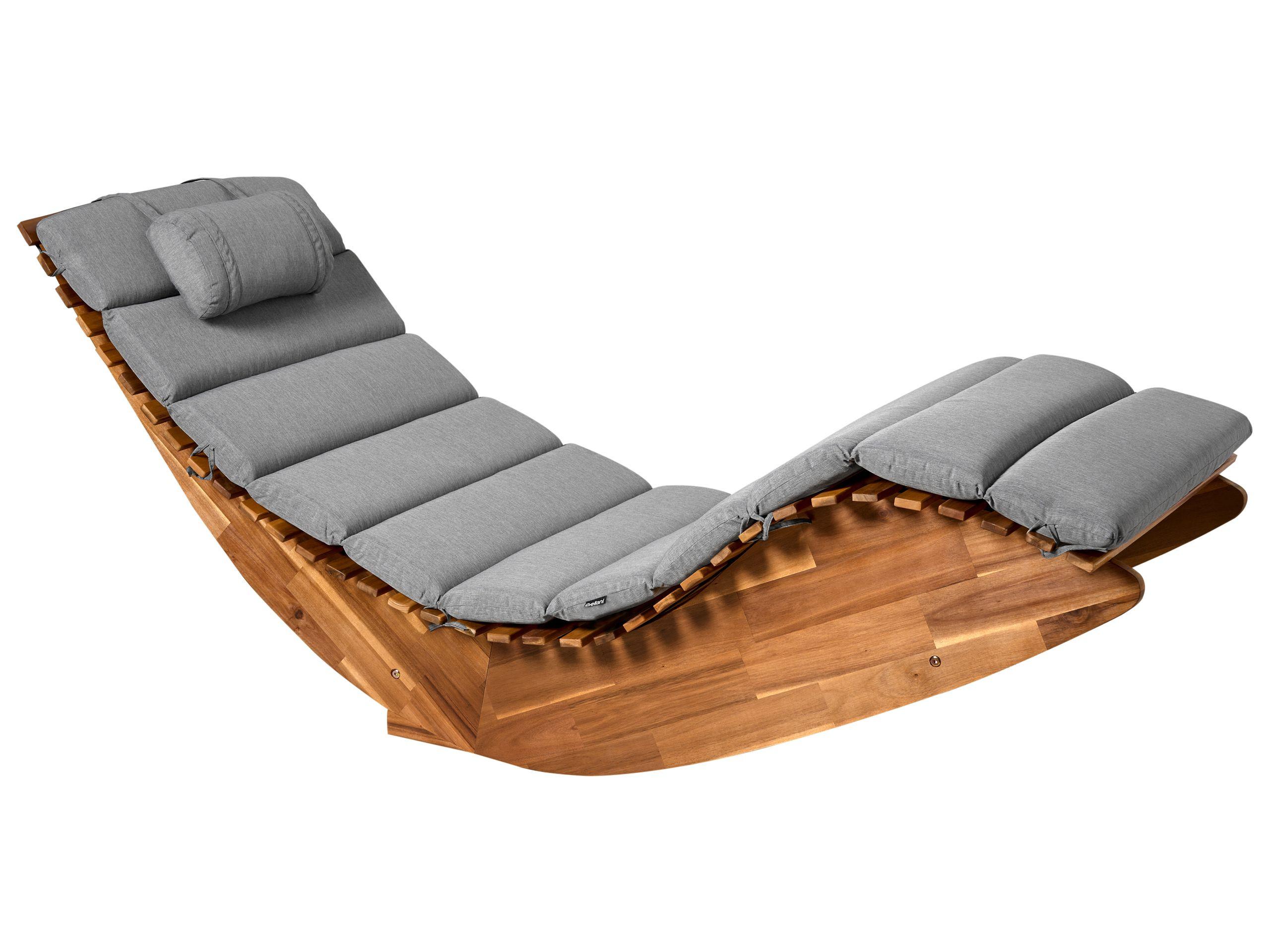 Beliani Coussin de transat extérieur en Polyester Moderne BRESCIA PREMIUM  