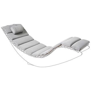 Beliani Coussin de transat extérieur en Polyester Moderne BRESCIA PREMIUM  