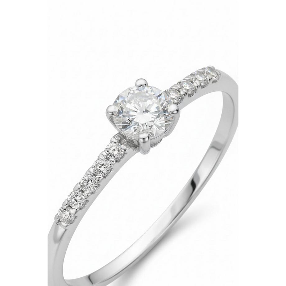 Maxte  Bague Solitaire en  avec Zircone Cubique 