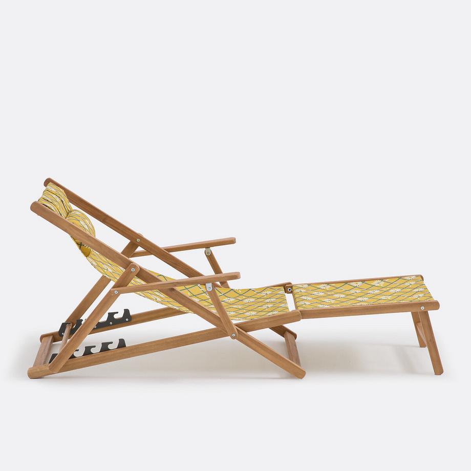 La Redoute Intérieurs Chaise longue en acacia huilé Marguerite  