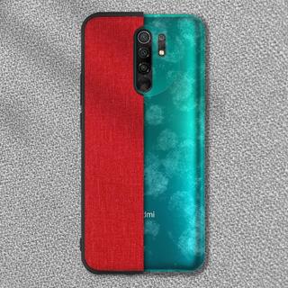 Avizar  Cover Xiaomi Redmi 9 Tessuto Rosso 