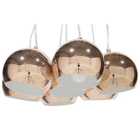 Beliani Lampe suspension en Métal Moderne OLZA  