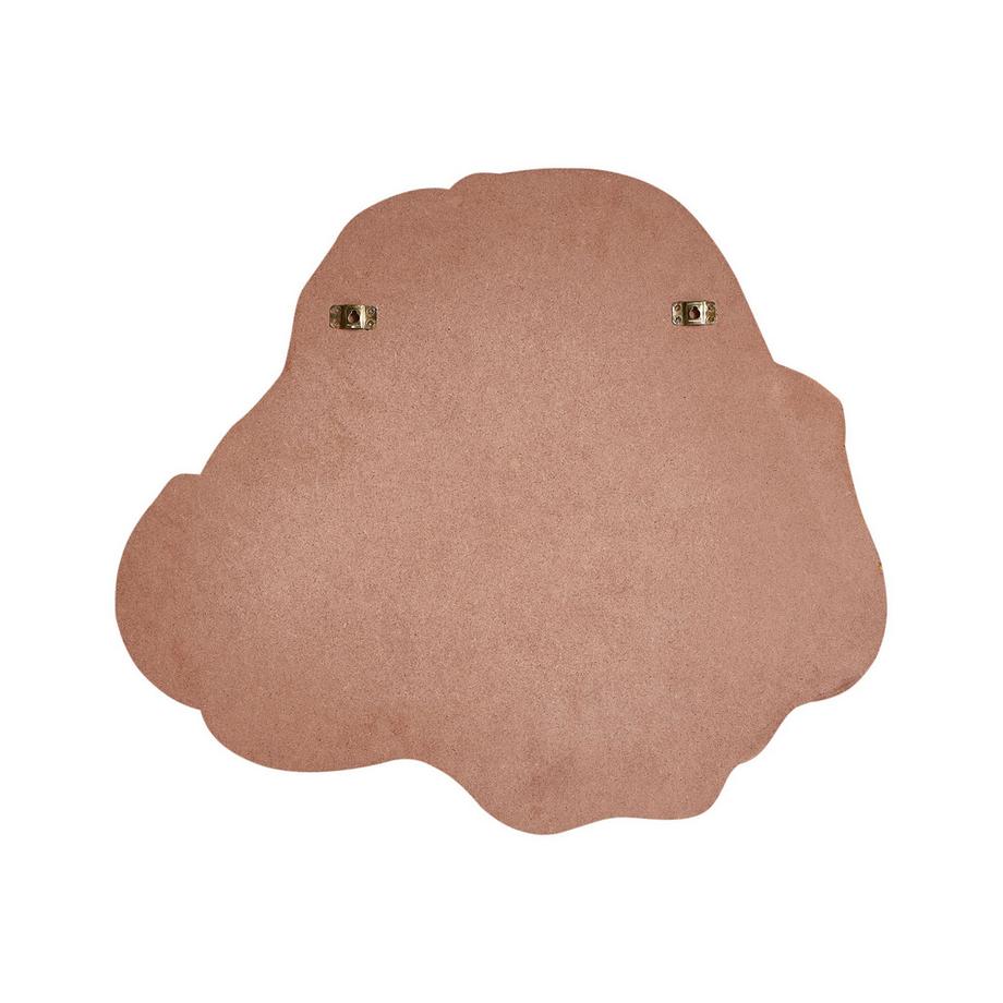 Beliani Wandspiegel aus Baumwolle Retro ABASZA  