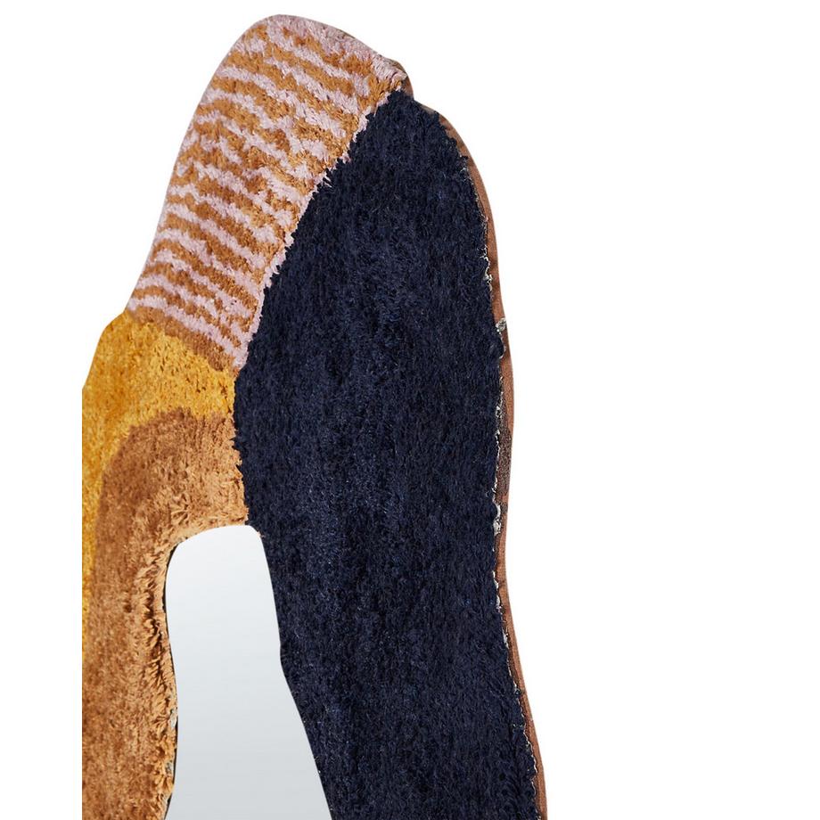 Beliani Wandspiegel aus Baumwolle Retro ABASZA  