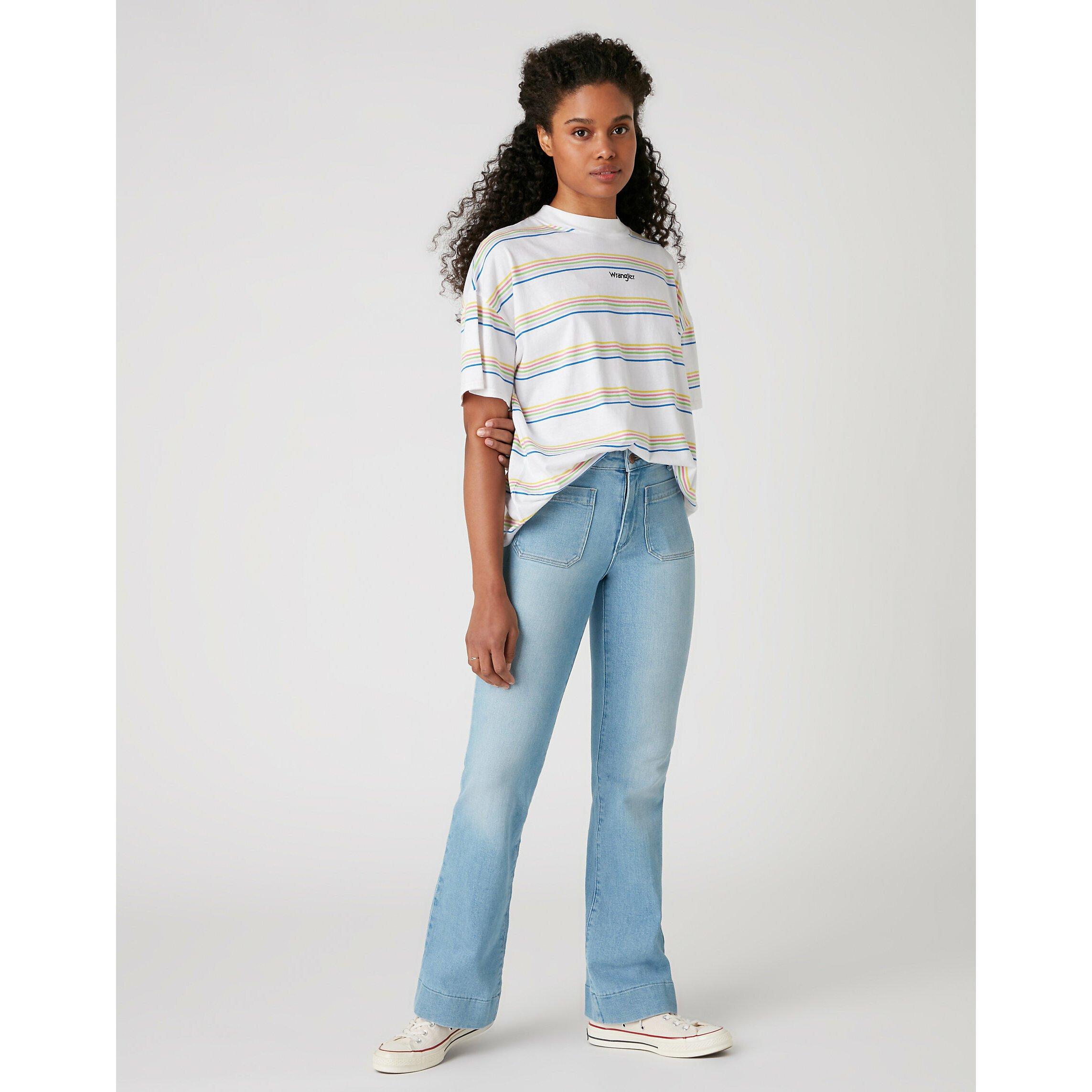 Wrangler T-Shirt mit hohem Kragen  