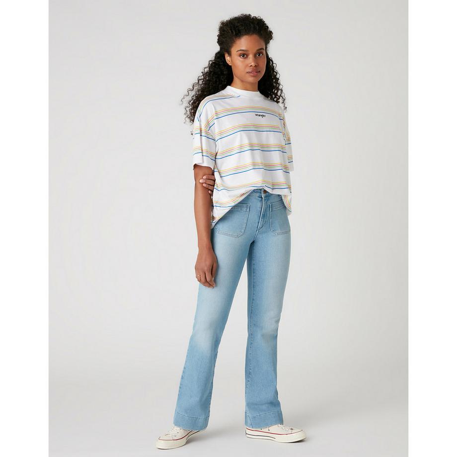 Wrangler T-Shirt mit hohem Kragen  