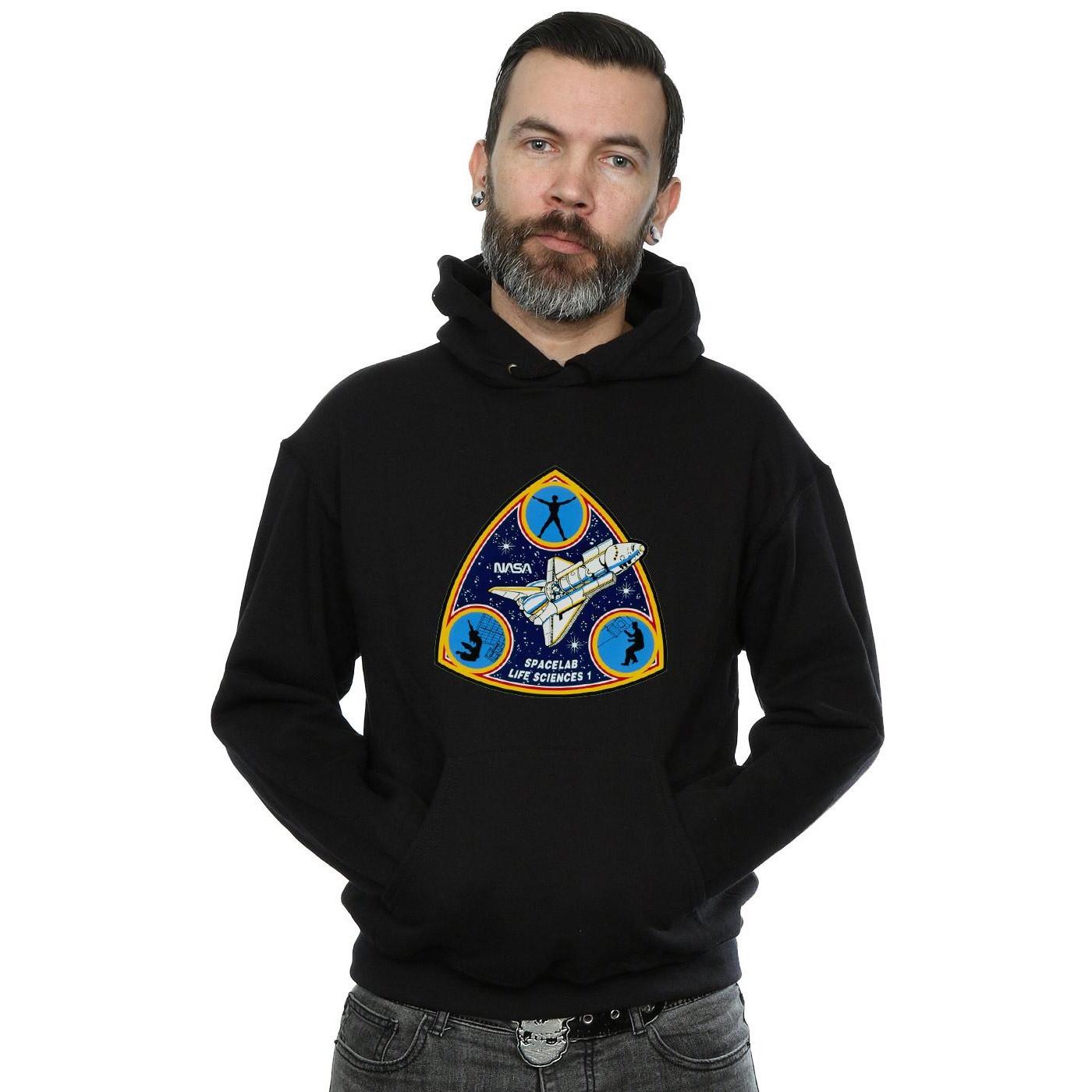 Nasa Spacelab Life Science Felpa con Cappuccio  