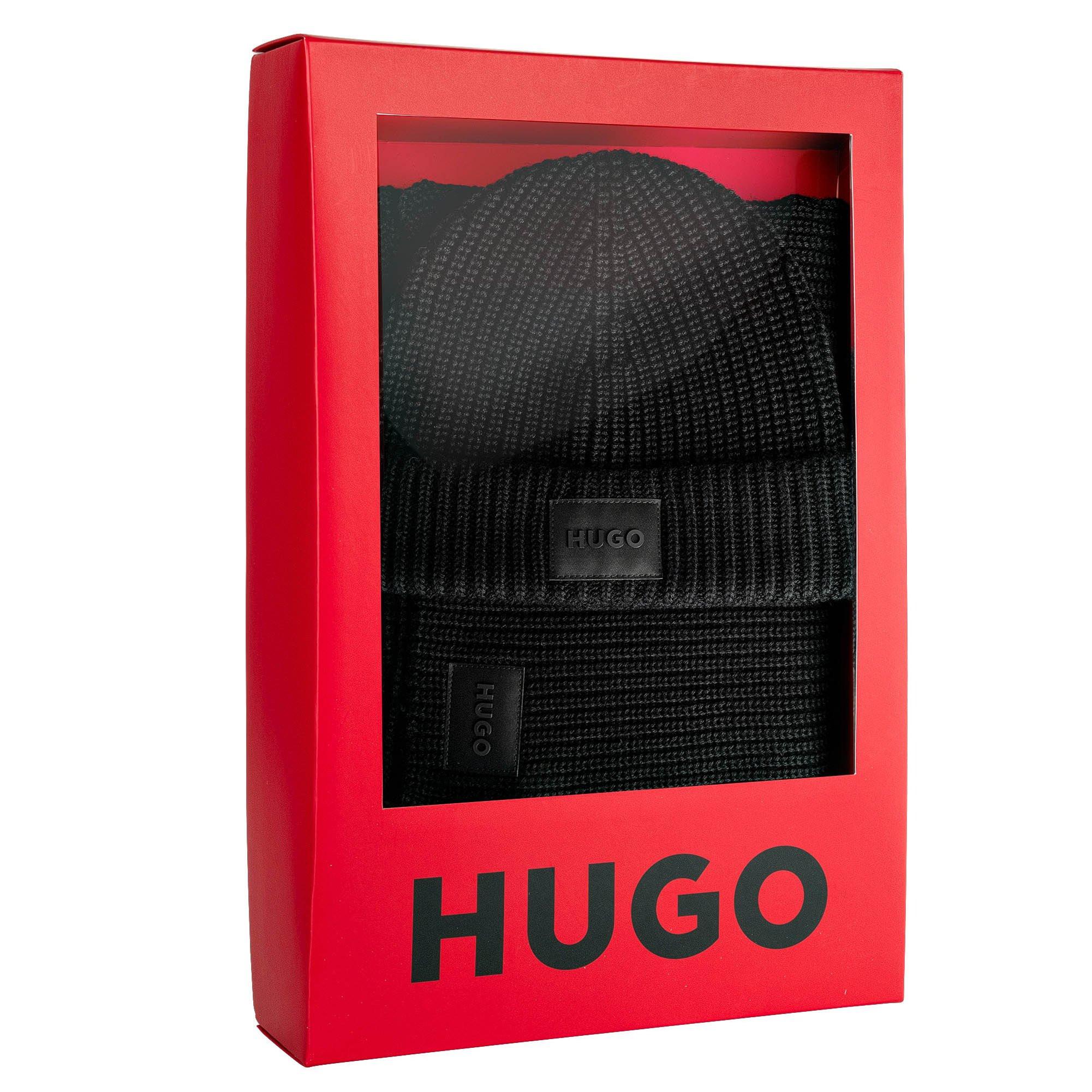 HUGO Zago Mütze und Schal Set  