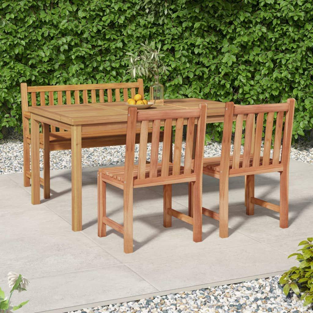 VidaXL Garten essgruppe teak  