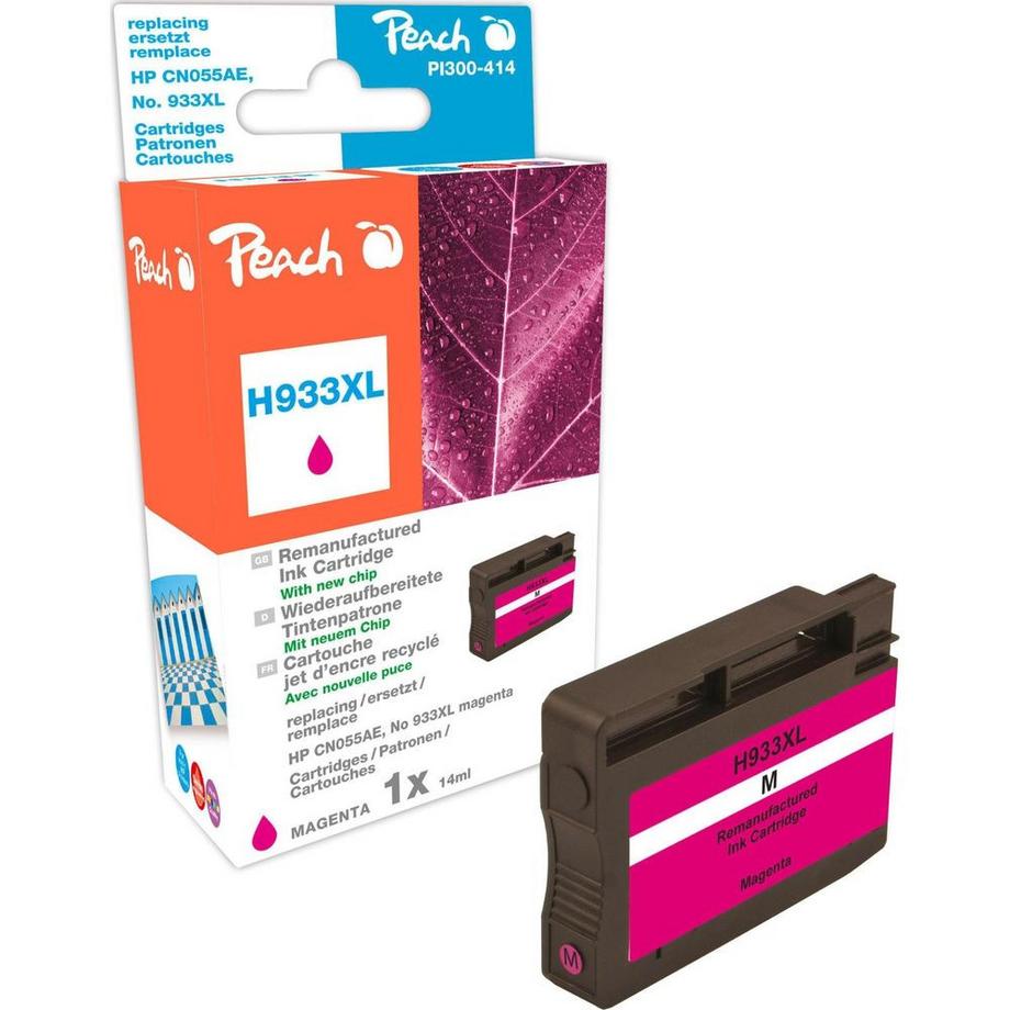 Peach  PI300-414 HC kompatibel zu HP No. 933XL, CN055AE - magenta 