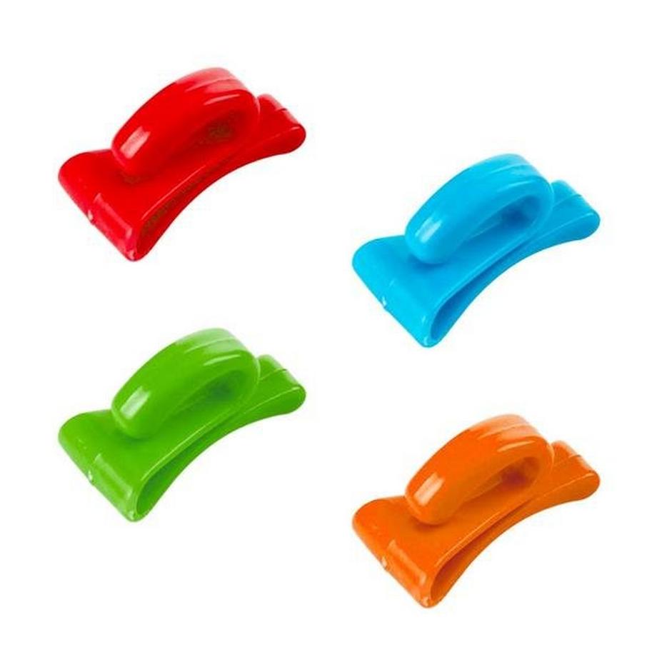 eStore  4x Ganci per borse - Colori assortiti 