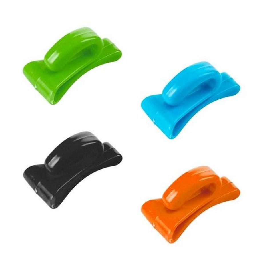 eStore  4x Ganci per borse - Colori assortiti 