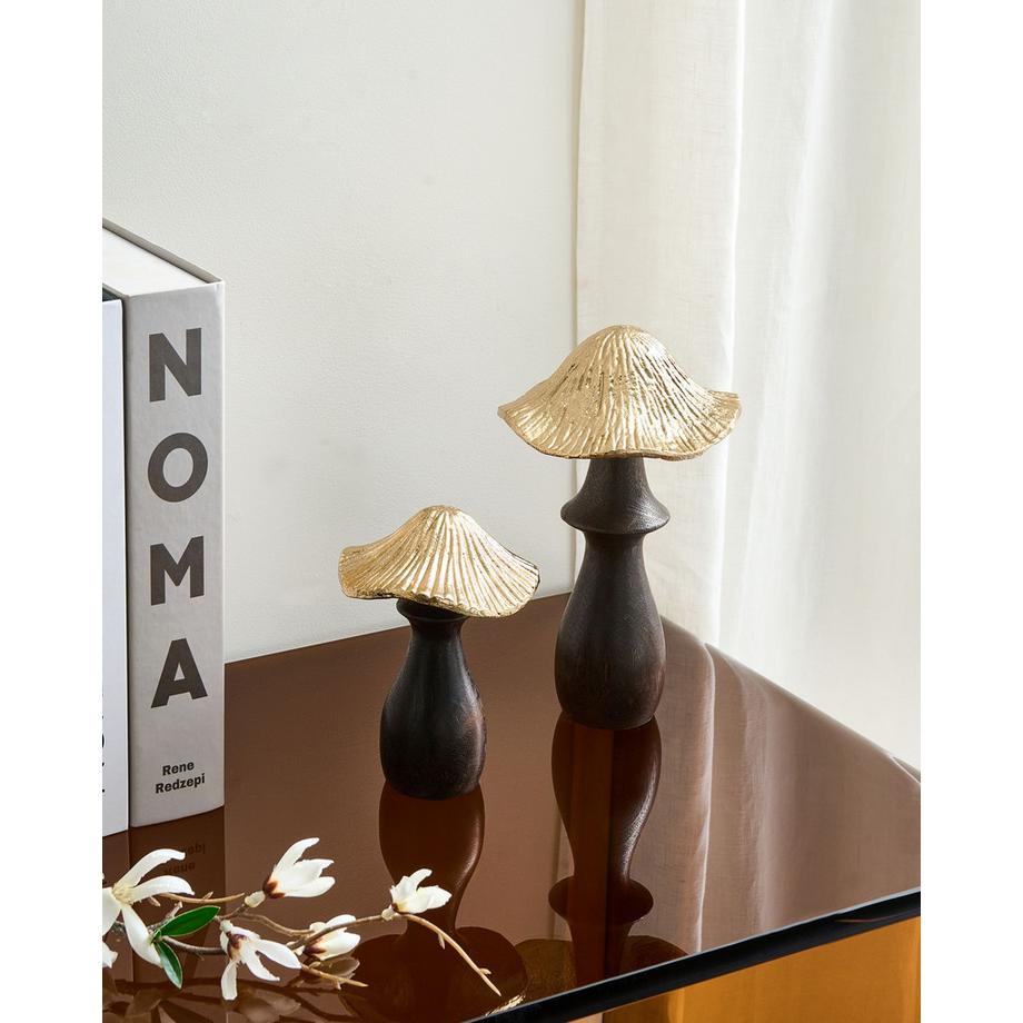 Beliani Set di 2 figure en Legno d\'acacia Classico DUBLJANI  