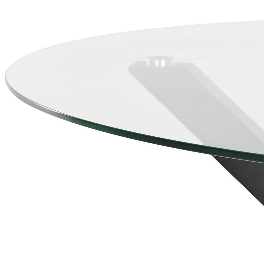 Beliani Gartentisch aus Glas Modern MALETTO  