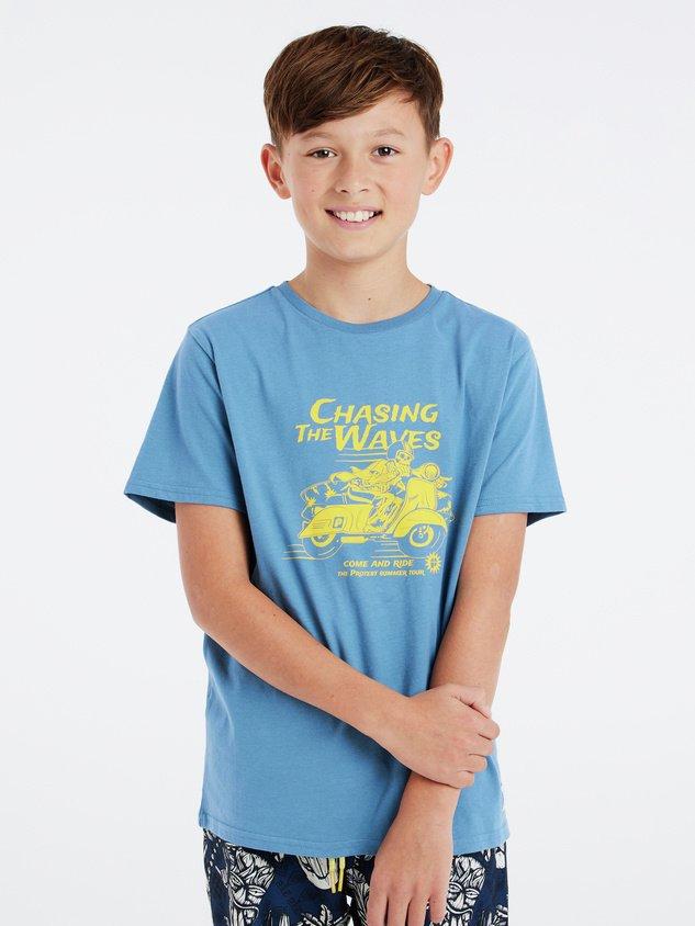 PROTEST  Jungen T-shirt Prtilan River Blue 