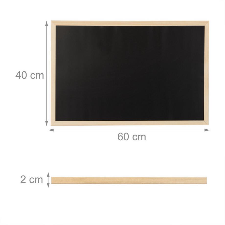 B2X  Kreidetafel mit Holzrahmen 