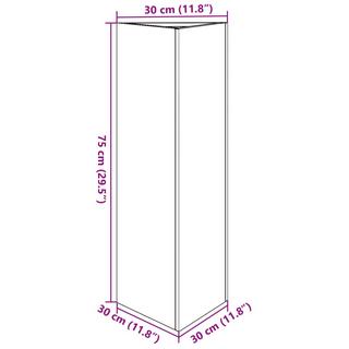 VidaXL Pflanzkübel metall  