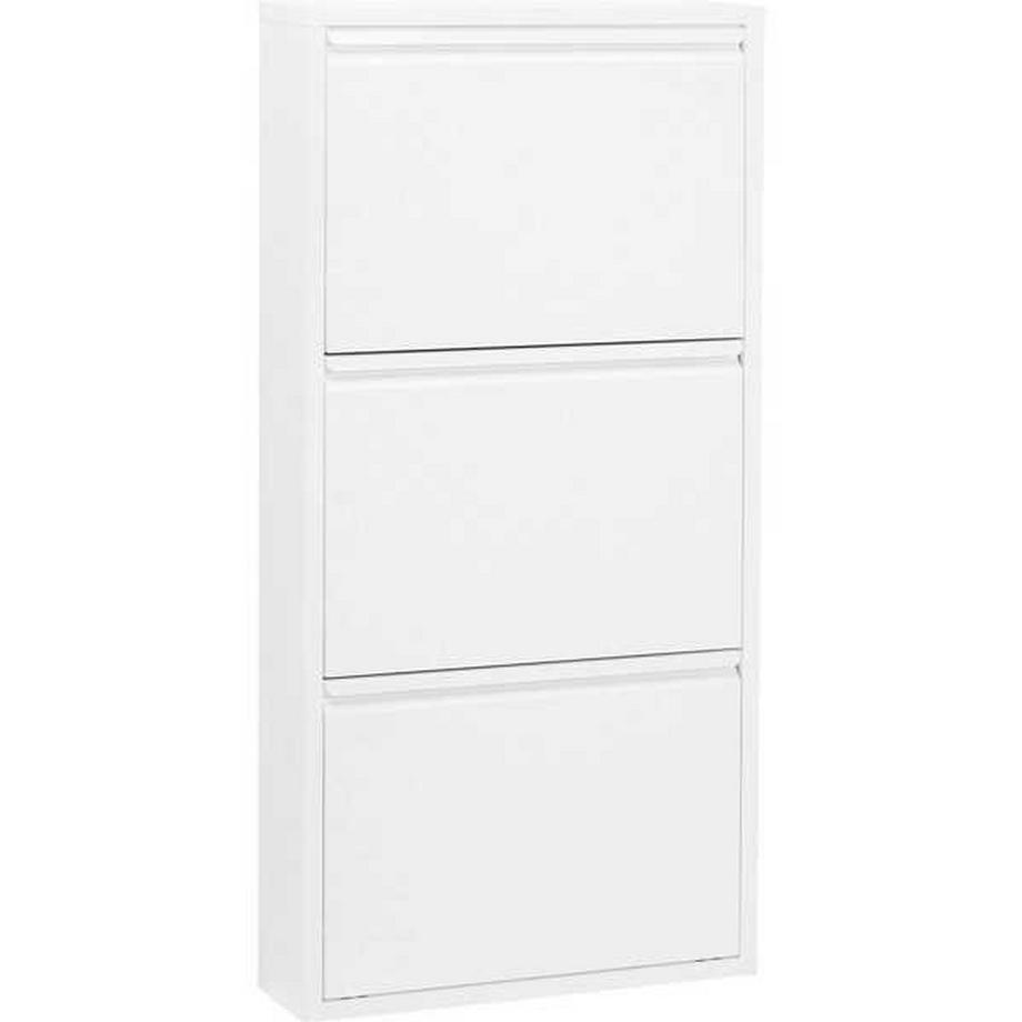 KARE Design Benne à chaussures Caruso 3 places blanc  