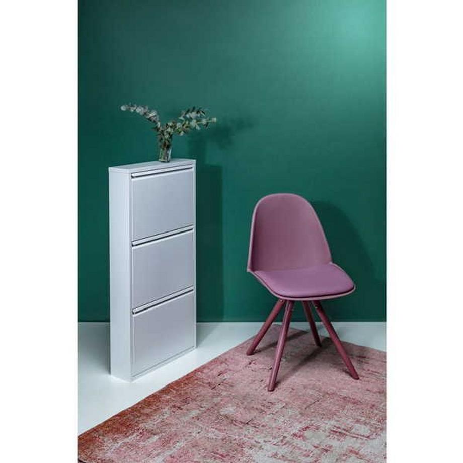 KARE Design Benne à chaussures Caruso 3 places blanc  