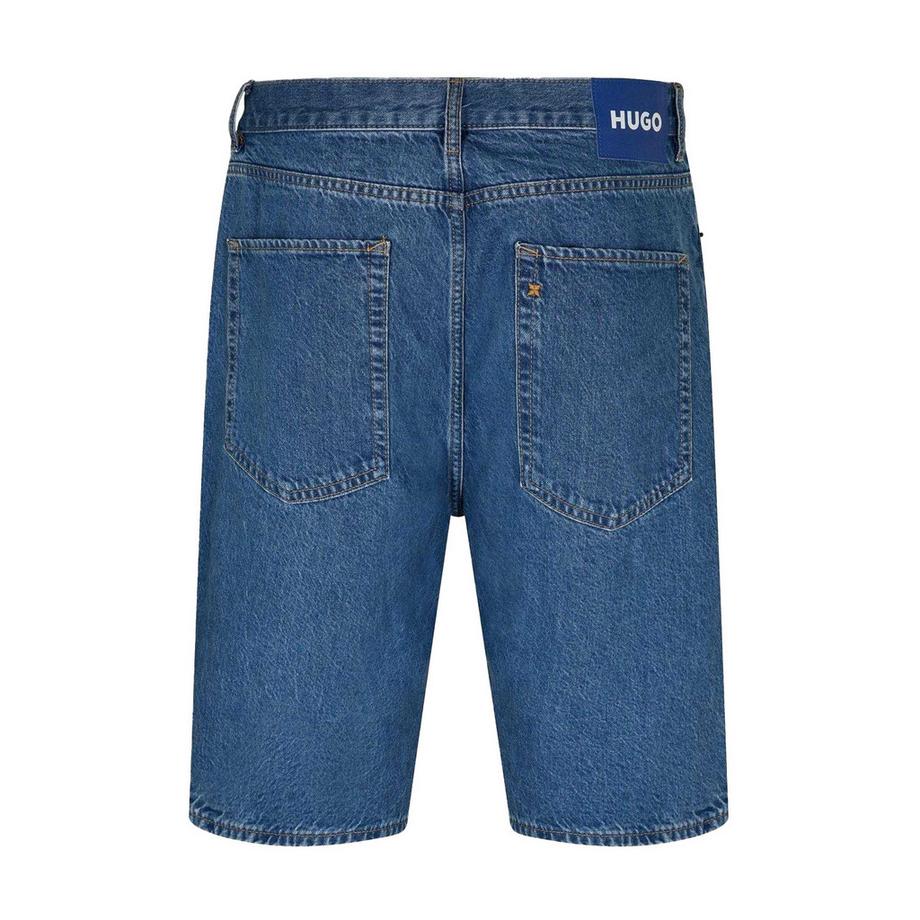 HUGO Pantaloncini Jeans con Chiusura a Bottone  