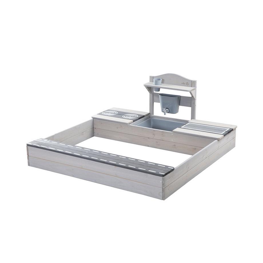 roba  Sandkasten mit Matschküche 54x117x118cm 